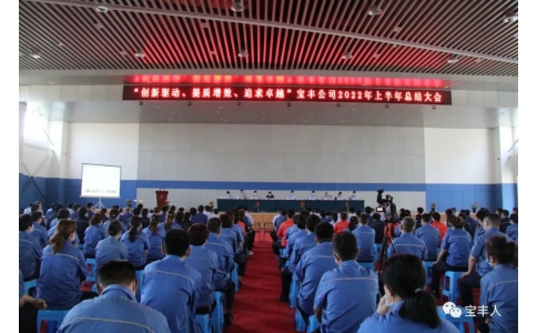 創(chuàng)新驅(qū)動(dòng)、提質(zhì)增效、追求卓越︳寶豐公司2022年上半年工作總結(jié)大會(huì)順利召開